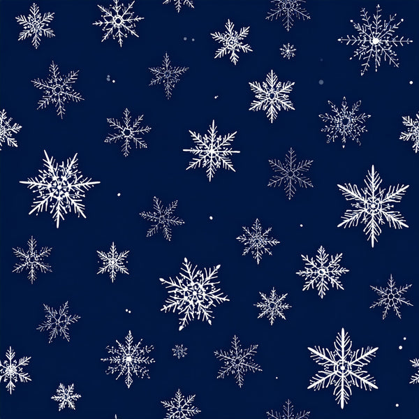 navy blue, white, snowflakes, winter, christmas, holiday, frozen, snow, frost, crystal, icy, cold weather, festive, elegant, whimsical, delicate, nature, seasonal, traditional, decorative, sparkle, geometric snowflake, intricate, detailed, wintery, december, seasonal decor, nursery, kids room, baby shower
