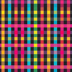 neon colors, gingham pattern, checkered design, bright pink, electric blue, lime green, orange, yellow, purple, geometric squares, vibrant checkerboard,, fabric panel, retro style, pop art aesthetic, colorful blocks, contemporary pattern, craft fabric, sewing material, rainbow palette