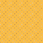 golden yellow, polka dots, circular patterns, metallic accents, geometric design,, fabric panel, celebration theme, gold foil, dotted pattern, bright yellow, shimmery dots, repeating motifs, cheerful mood, festive fabric, cotton material, small circles, uniform spacing, party theme, decorative dots