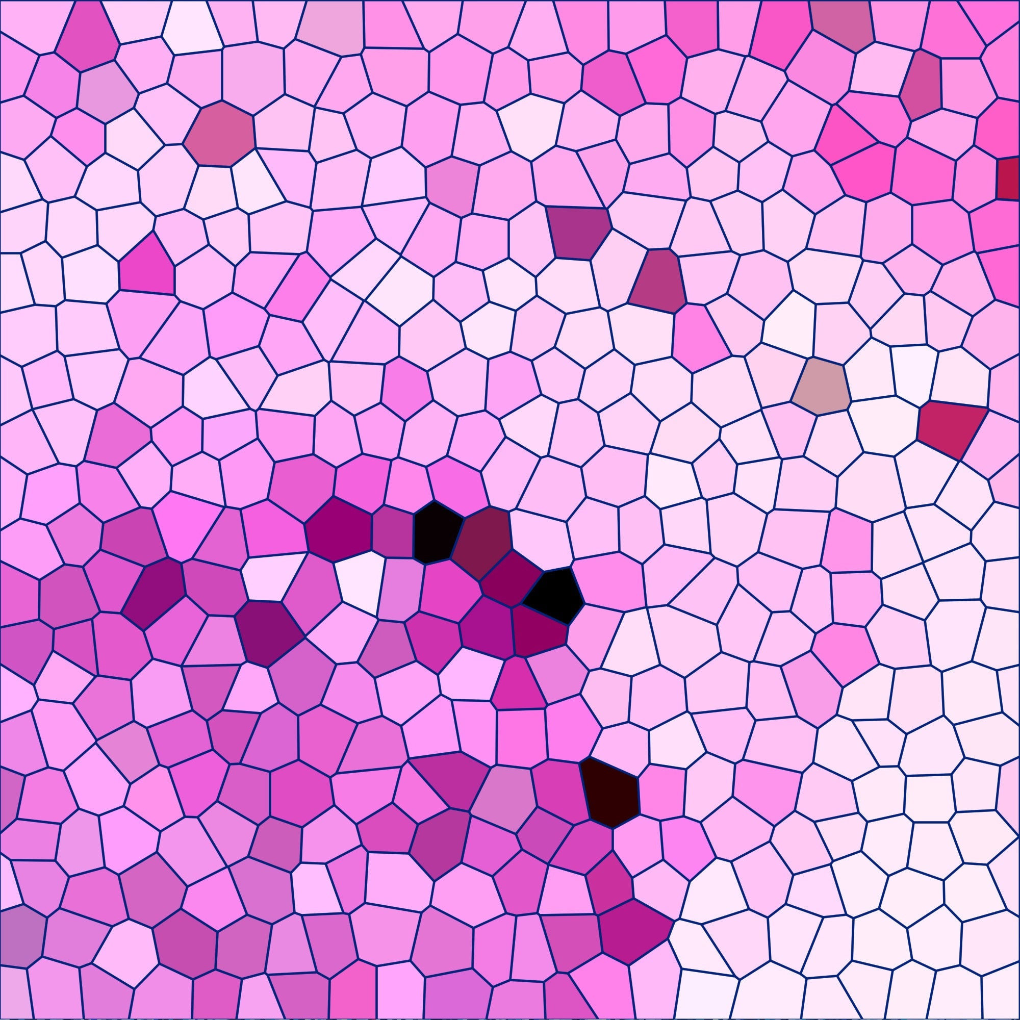 pink, magenta, fuchsia, lavender, pale pink, mosaic pattern, stained glass effect, geometric design, polygonal shapes, irregular cells, heart shape, love theme, romantic motif,, fabric panel, contemporary art style, modern aesthetic, valentine theme, crafting material, patchwork suitable
