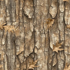 realistic camo, tree bark texture, hunting pattern, woodland camouflage, brown tones, tan colors, beige hues, oak leaves, autumn leaves, dried leaves, cracked bark, natural texture, outdoor theme, camouflage design,, fabric panel, hunting fabric, woodland pattern, nature motif, rustic style
