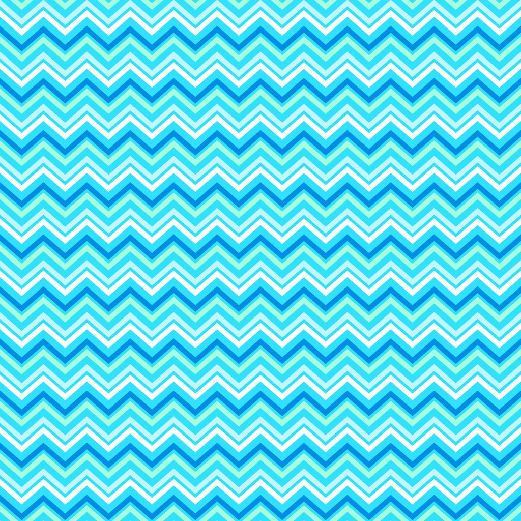 turquoise, aqua blue, white, navy blue, chevron pattern, zigzag stripes, geometric design, summer vibes, beach theme, ocean colors,, fabric panel, wavy lines, tropical mood, coastal style, repetitive pattern, bright colors, contemporary design, crafting material