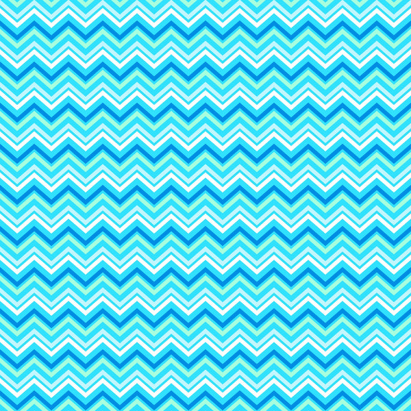 turquoise, aqua blue, white, navy blue, chevron pattern, zigzag stripes, geometric design, summer vibes, beach theme, ocean colors,, fabric panel, wavy lines, tropical mood, coastal style, repetitive pattern, bright colors, contemporary design, crafting material