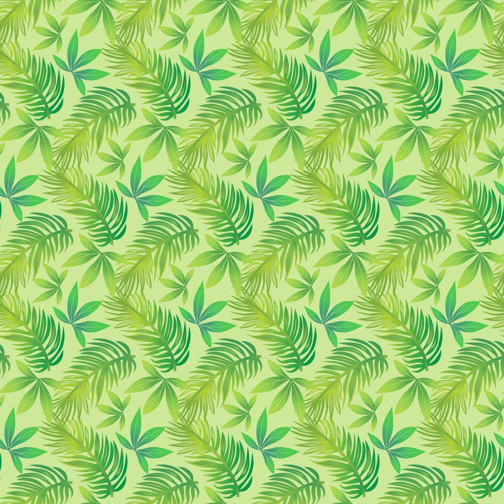 lime green, light green, emerald green, tropical leaves, palm fronds, botanical pattern, repeating design, summer vibes, beach theme, tropical paradise,, fabric panel, lush foliage, nature motif, seamless pattern, vibrant greens, tropical decor, jungle leaves, resort style, fresh summery
