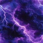 purple, deep blue, violet, indigo, lightning bolts, thunderstorm, storm clouds, swirling clouds, electric, dramatic sky, weather pattern, cosmic, mystical, dark atmosphere,, fabric panel, stormy night, electric energy, turbulent clouds, celestial