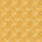 golden yellow, mustard yellow, geometric pattern, quatrefoil design, moroccan motif, metallic gold, shimmery finish, repeating pattern, lattice design, ornate shapes,, fabric panel, luxurious appearance, decorative motifs, arabesque style, celebration theme, elegant pattern, textured surface, warm tones, sophisticated design