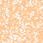 peach, orange, white, grunge pattern, distressed texture, abstract design, speckled, splatters, vintage style, weathered look,, fabric panel, craft material, textured background, artistic pattern, mottled surface, irregular spots, contemporary design