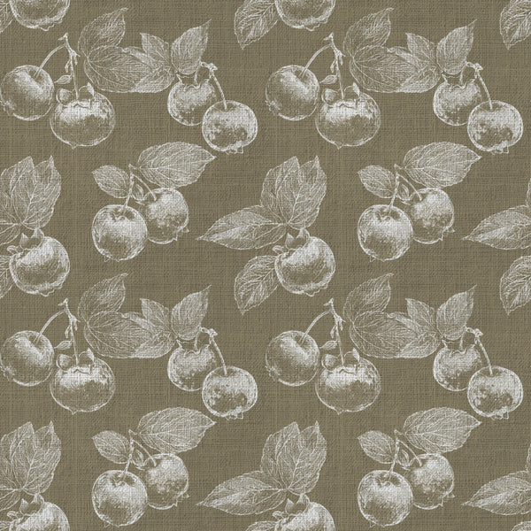 taupe, cream, beige, sage green, botanical, fruit, nature, vintage, classical, engraving, sketch, apples, berries, leaves, branches, rustic, elegant, traditional, farmhouse, garden, orchard, botanical illustration, natural, earth tones, neutral, timeless, heirloom, cottage style, countryside, produce