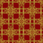 red, gold, christmas, ornate pattern, geometric design, intricate scrollwork, decorative motifs, festive, holiday fabric,, fabric panel, repeating pattern, elegant, luxurious, baroque style, winter themed, seasonal fabric, craft material, sewing fabric, medallion design