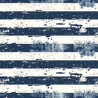 vintage farmhouse, blue, cream, white, distressed stripes, weathered wood, peeling paint, rustic texture, shabby chic, cotton fabric, quilting panel, aged finish, horizontal stripes, nautical blue, country style, worn appearance, faded paint, farmhouse decor, vintage style, distressed finish