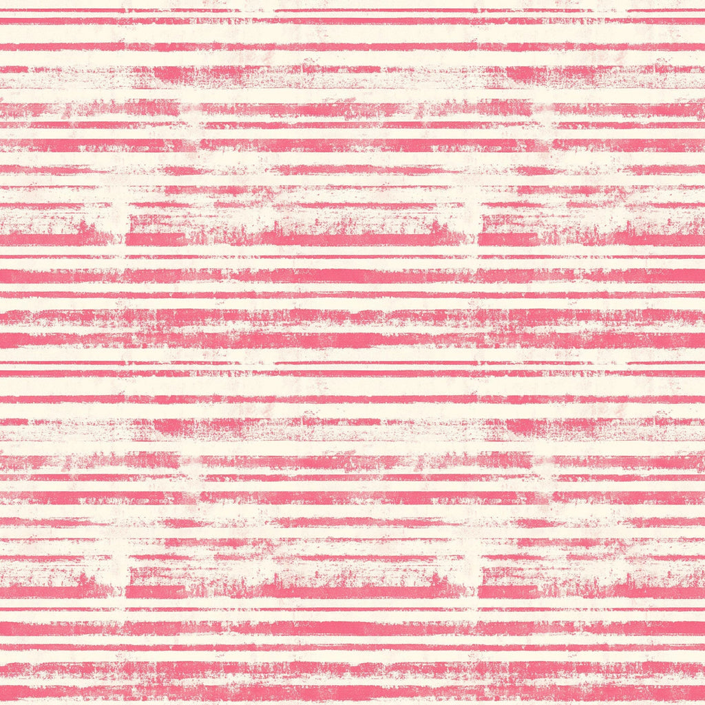 pink, cream, white, distressed stripes, horizontal stripes, vintage style, weathered texture, grunge effect, faded appearance,, fabric panel, shabby chic, worn look, rustic stripes, antique finish, cotton fabric, crafting material, aged pattern