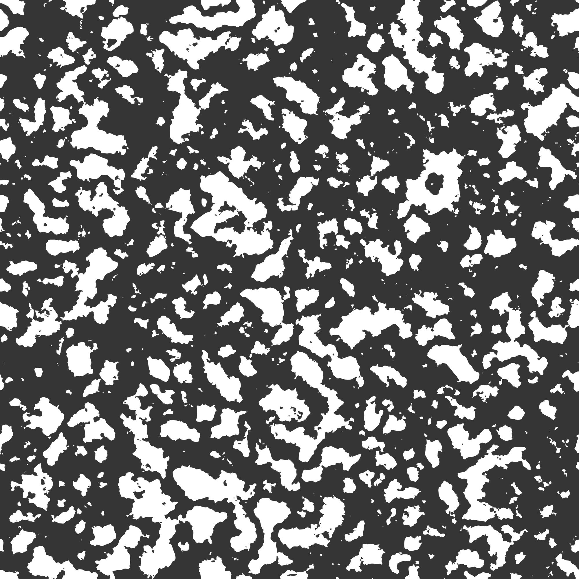 black, white, grunge pattern, distressed texture, abstract design, speckled, mottled surface, high contrast, monochrome, weathered look,, fabric panel, rough texture, splattered effect, vintage style, worn appearance, irregular spots, artistic pattern, contemporary design