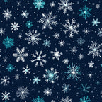 navy blue, white snowflakes, turquoise snowflakes, winter, christmas, holiday, frozen, snow, sparkly, glitter effect, geometric, snowflake pattern, celestial, icy blue, pale blue, frosty, modern, elegant, whimsical, winter wonderland, cold weather, festive, seasonal, kids room, nursery, playroom, baby shower