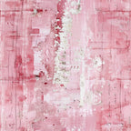 pink blush, coral pink, white, cream, grunge pattern, distressed texture, weathered surface, peeling paint, cracked finish, vintage worn, shabby chic, abstract design, layered texture,, fabric panel, soft pastels, rustic charm, aged appearance, artistic backdrop, cotton fabric