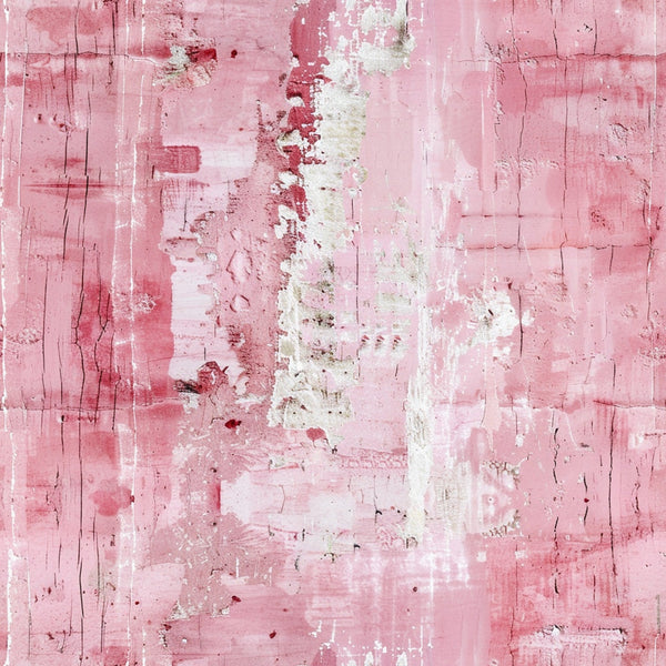 pink blush, coral pink, white, cream, grunge pattern, distressed texture, weathered surface, peeling paint, cracked finish, vintage worn, shabby chic, abstract design, layered texture,, fabric panel, soft pastels, rustic charm, aged appearance, artistic backdrop, cotton fabric