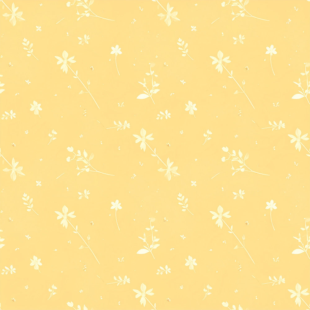 pale yellow, butter yellow, cream, floral, botanical, wildflowers, daisy, delicate flowers, nature, spring, summer, whimsical, gentle, soft, romantic, nursery, baby room, kids room, garden, meadow, feminine, sweet, pretty, vintage inspired, cottage core, light and airy, pastel, baby shower, toddler