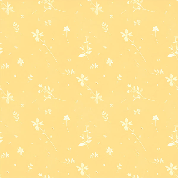 pale yellow, butter yellow, cream, floral, botanical, wildflowers, daisy, delicate flowers, nature, spring, summer, whimsical, gentle, soft, romantic, nursery, baby room, kids room, garden, meadow, feminine, sweet, pretty, vintage inspired, cottage core, light and airy, pastel, baby shower, toddler
