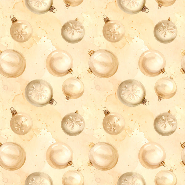 champagne gold, cream, beige, soft gold, pale gold, ornaments, baubles, christmas balls, snowflakes, holiday, christmas, winter, elegant, sophisticated, metallic, shimmery, glossy, festive, traditional, vintage, celestial, decorative, nursery, baby room, kids room, holiday decor, seasonal, neutral, luxury, classic
