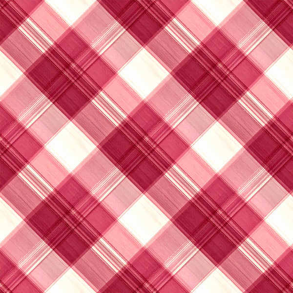 burgundy plaid, wine red plaid, magenta plaid, rose pink plaid, cream plaid, diagonal plaid, geometric plaid, checkered pattern, striped plaid, traditional plaid, classic plaid, preppy style, contemporary plaid, pink and cream, burgundy and white, modern geometric, coordinating fabric, home decor plaid, sewing fabric, apparel fabric, wine burgundy, mauve pink, soft pink, textured plaid, woven plaid look, traditional pattern, versatile plaid