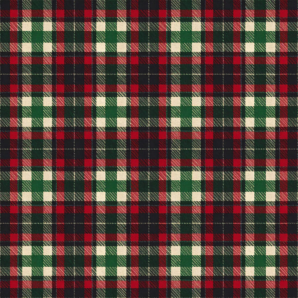 forest green, deep red, burgundy, cream, black, plaid, tartan, buffalo check, christmas, holiday, rustic, farmhouse, traditional, vintage, cozy, plaid pattern, red and green, festive, winter, cabin, lodge, flannel inspired, classic plaid, country style, warm tones, neutral accents, geometric plaid, striped detail