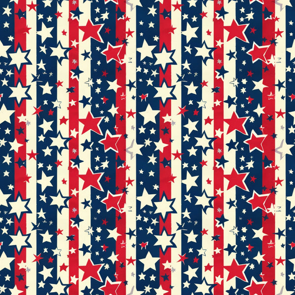 patriotic fabric, red white blue, navy blue, cream, stars pattern, stripes design, independence day, fourth of july,, fabric panel, americana theme, star motifs, vintage style, distressed look, cotton fabric, holiday fabric, festive pattern, geometric stars, patriotic colors, summer fabric