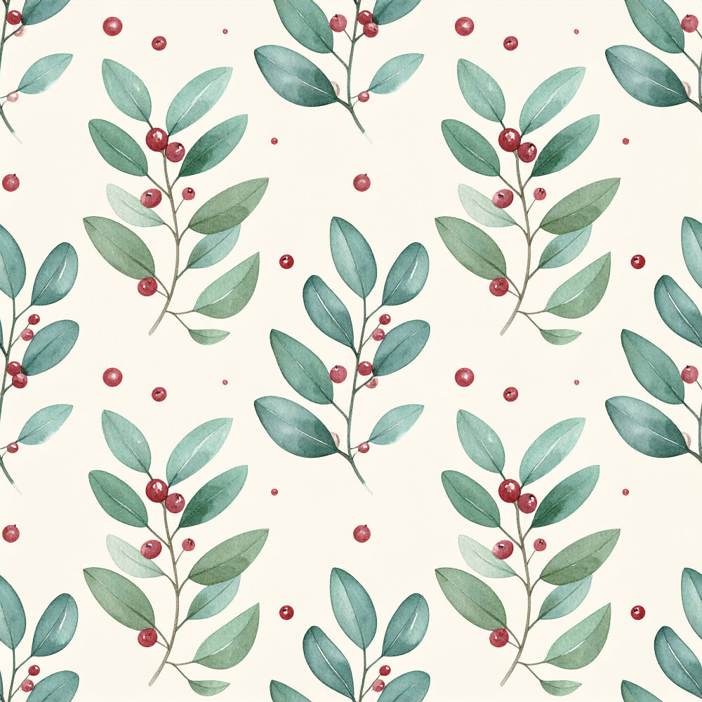sage green, muted red, dusty rose, cream, botanical, floral, leaves, berries, nature, natural, organic, modern, elegant, minimalist, watercolor, soft, gentle, peaceful, calming, nursery, baby room, kids room, spring, garden, botanical illustration, delicate, whimsical, forest theme, evergreen, woodland