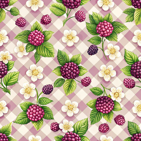mauve, dusty rose, cream, white, burgundy, forest green, lime green, berry pink, plaid, gingham, argyle, floral, botanical, berries, raspberries, blackberries, daisies, flowers, nature, garden, vintage, traditional, elegant, whimsical, spring, summer, fruity, orchard, farmhouse, cottage core