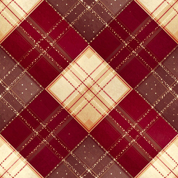 burgundy red, deep red, wine red, cream, beige, tan, brown, taupe, gold, geometric, quilted, diamond, plaid, striped, checkered, traditional, elegant, classic, vintage, formal, sophisticated, home decor, patchwork, cottage core, farmhouse, timeless, heirloom, structured pattern