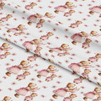 Pink Baby Teddy Bears Pattern 7 Minky Fabric