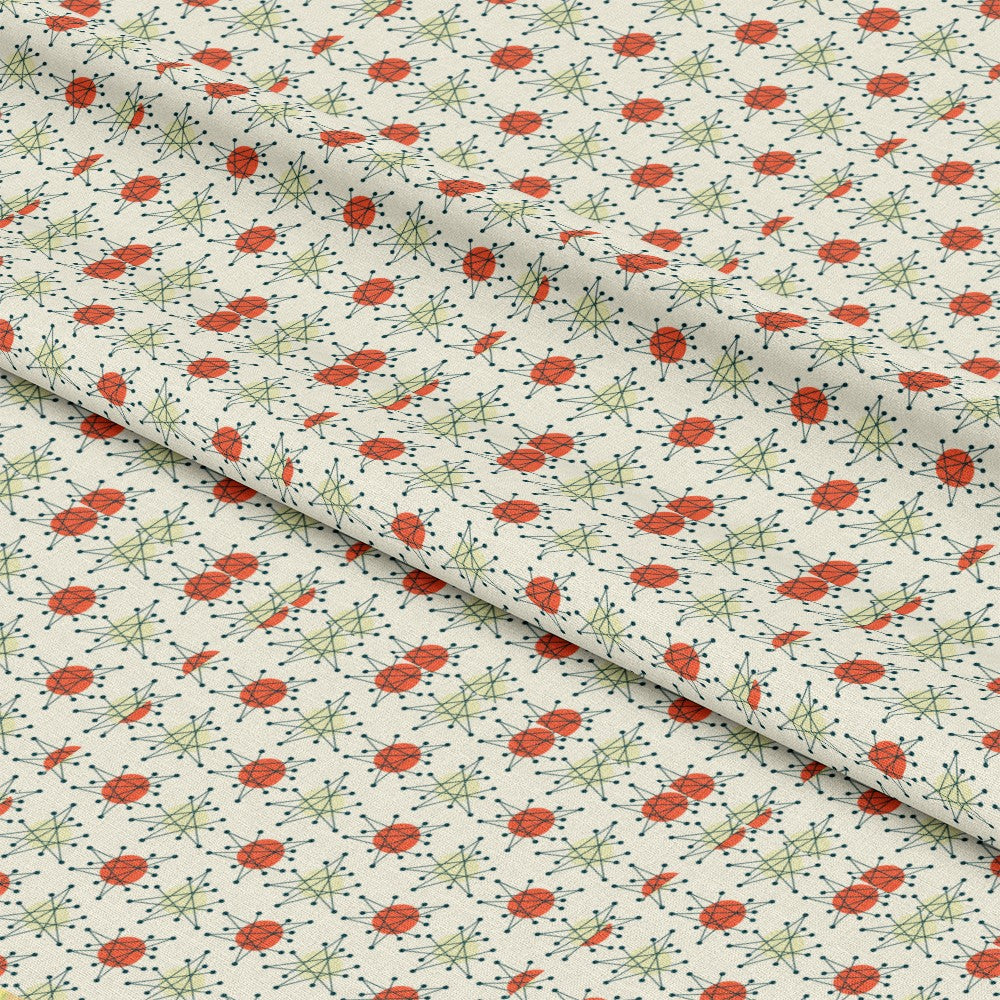 1950s Atomic Age Pattern 9 Quilting Cotton Fabric