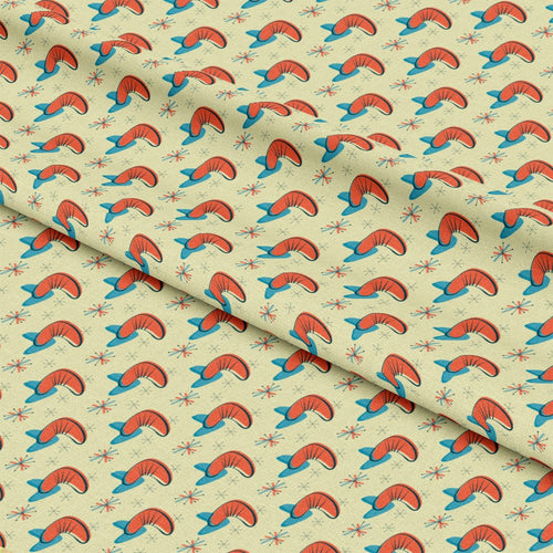 1950s Atomic Age Pattern 10 Quilting Cotton Fabric