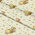 Daisy Teddy Bears Pattern 4 Minky Fabric