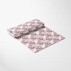 Pink Night Time Teddy Bears Pattern 4 Minky Fabric