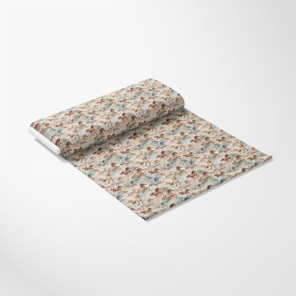 Wild Horses Pattern 25 Quilting Cotton Fabric