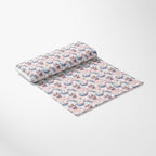 Pink Night Time Teddy Bears Pattern 2 Minky Fabric