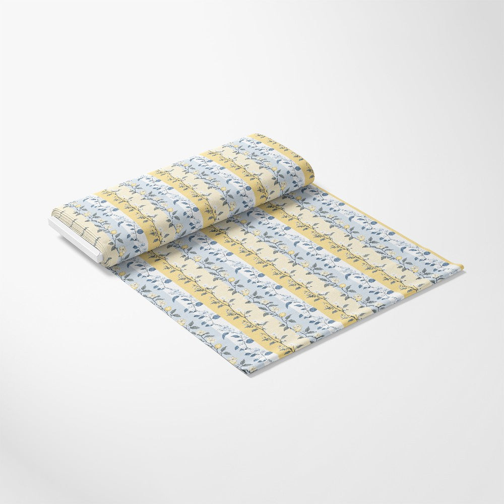 Lemon Floral Shabby Chic Pattern 2 Quilting Cotton Fabric