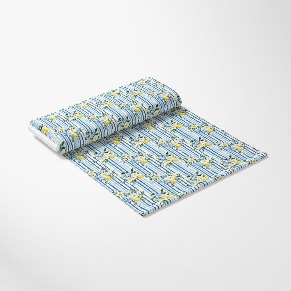 Lemon Floral Shabby Chic Pattern 6 Quilting Cotton Fabric