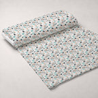 Peachy Rainbow Doodles Pattern 17 Minky Fabric — plush minky unrolled bolt preview (mv-minky-v1:bolt)