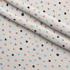 Peachy Rainbow Doodles Pattern 5 Minky Fabric — plush minky folded close-up preview (mv-minky-v1:lying)
