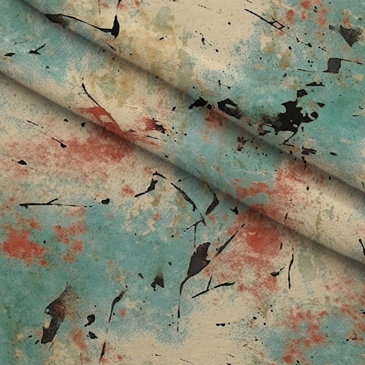 Peeling Patina Pattern 2 Minky Fabric — plush minky folded close-up preview (mv-minky-v1:lying)