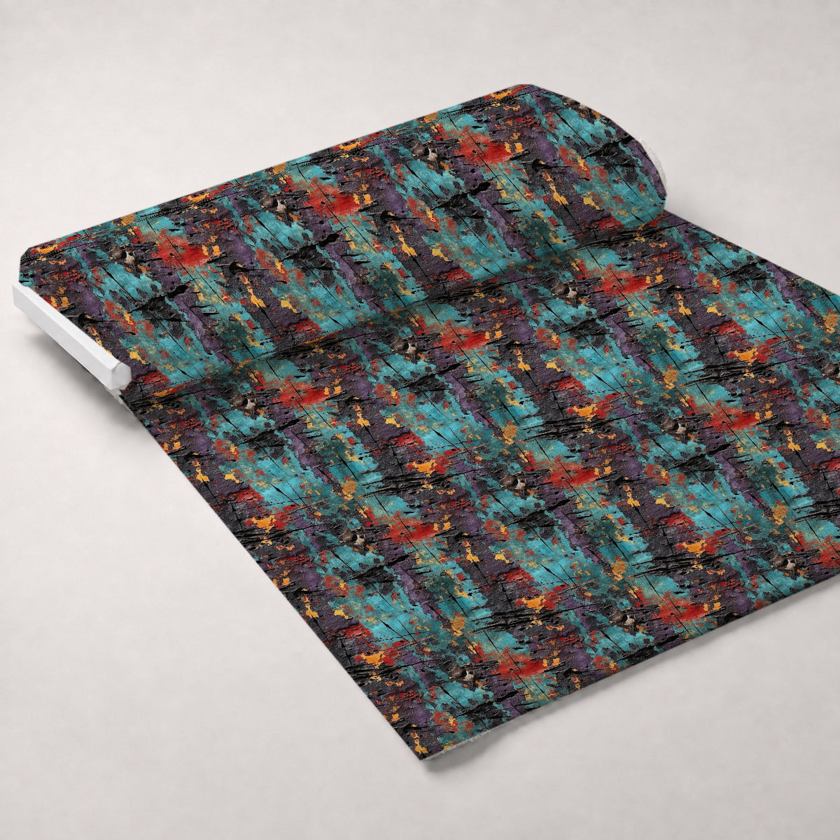 Peeling Patina Pattern 9 Minky Fabric — plush minky unrolled bolt preview (mv-minky-v1:bolt)