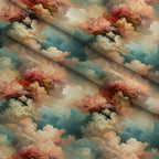 Peony Sky Reverie Pattern 10 Minky Fabric — plush minky folded close-up preview (mv-minky-v1:lying)