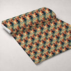 Peony Sky Reverie Pattern 2 Minky Fabric — plush minky unrolled bolt preview (mv-minky-v1:bolt)