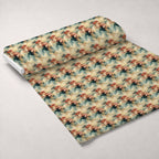 Peony Sky Reverie Pattern 6 Minky Fabric — plush minky unrolled bolt preview (mv-minky-v1:bolt)