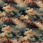 Peony Sky Reverie Pattern 7 Minky Fabric — plush minky folded close-up preview (mv-minky-v1:lying)