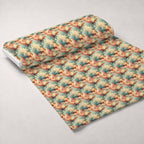 Peony Sky Reverie Pattern 9 Minky Fabric — plush minky unrolled bolt preview (mv-minky-v1:bolt)