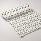 Peppermint Bows Pattern 3 Minky Fabric — plush minky unrolled bolt preview (mv-minky-v1:bolt)