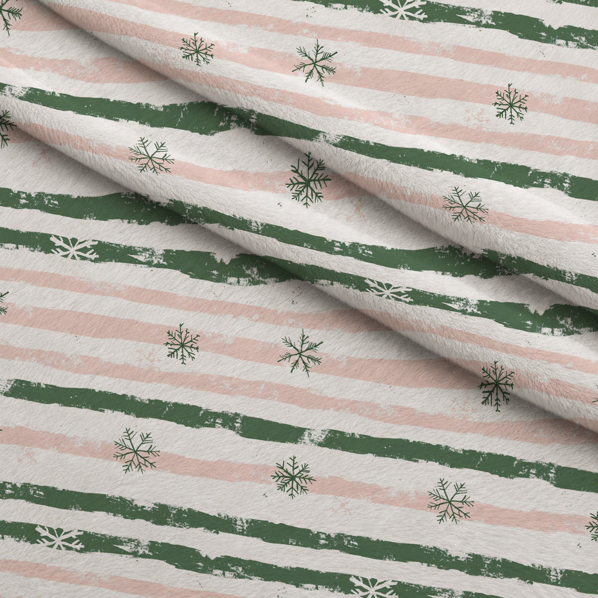 Peppermint Bows Pattern 3 Minky Fabric — plush minky folded close-up preview (mv-minky-v1:lying)