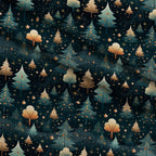 Peppermint Pines Pattern 1 Minky Fabric — plush minky folded close-up preview (mv-minky-v1:lying)