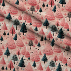 Peppermint Pines Pattern 11 Minky Fabric — plush minky folded close-up preview (mv-minky-v1:lying)